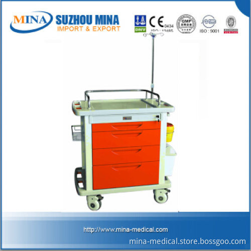 CE ISO ABS Hospital Nursing Trolley/Cart (MINA-TN01)